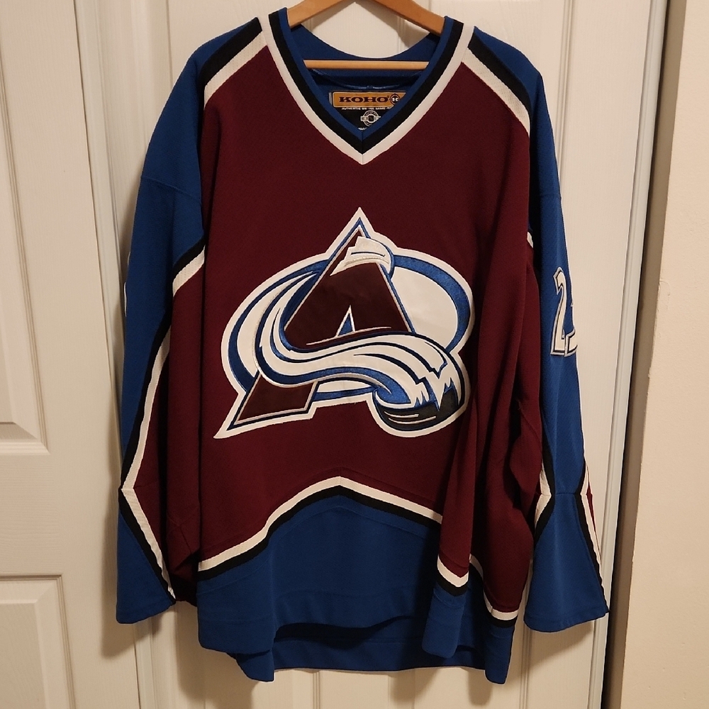 KOHO Maroon and Blue Men's Shirt